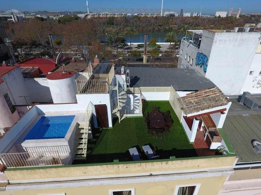 Gran Casa Con Piscina Centro De Vistas Ferienhaus Sevilla